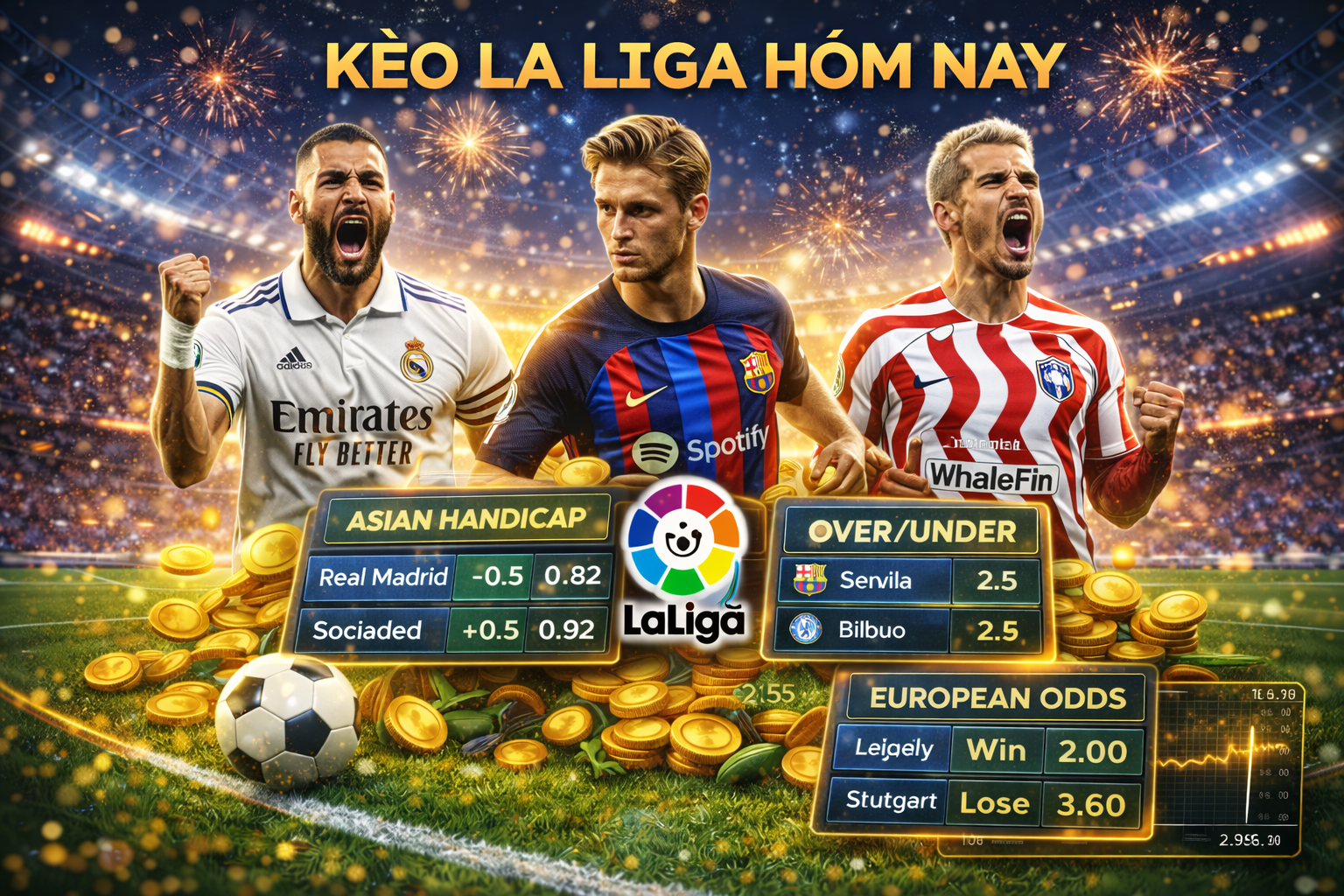 Kèo La Liga hôm nay nổi bật