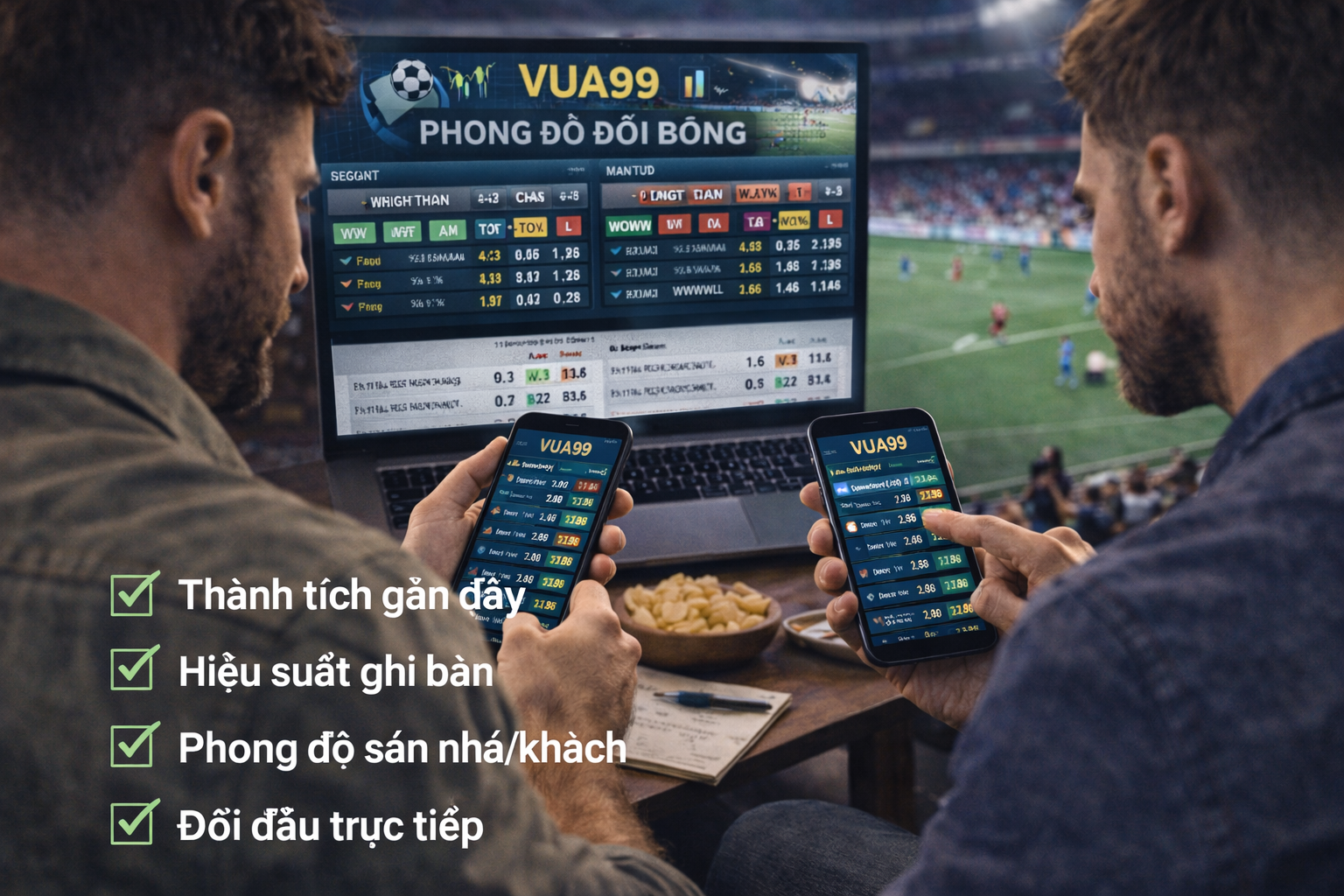 Phân tích phong độ đội bóng 