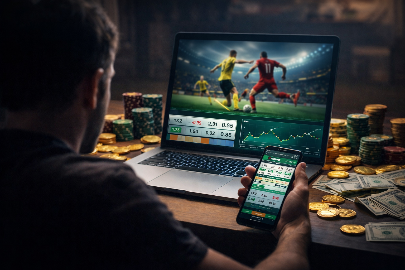 Cược bóng đá trực tuyến tại bàn