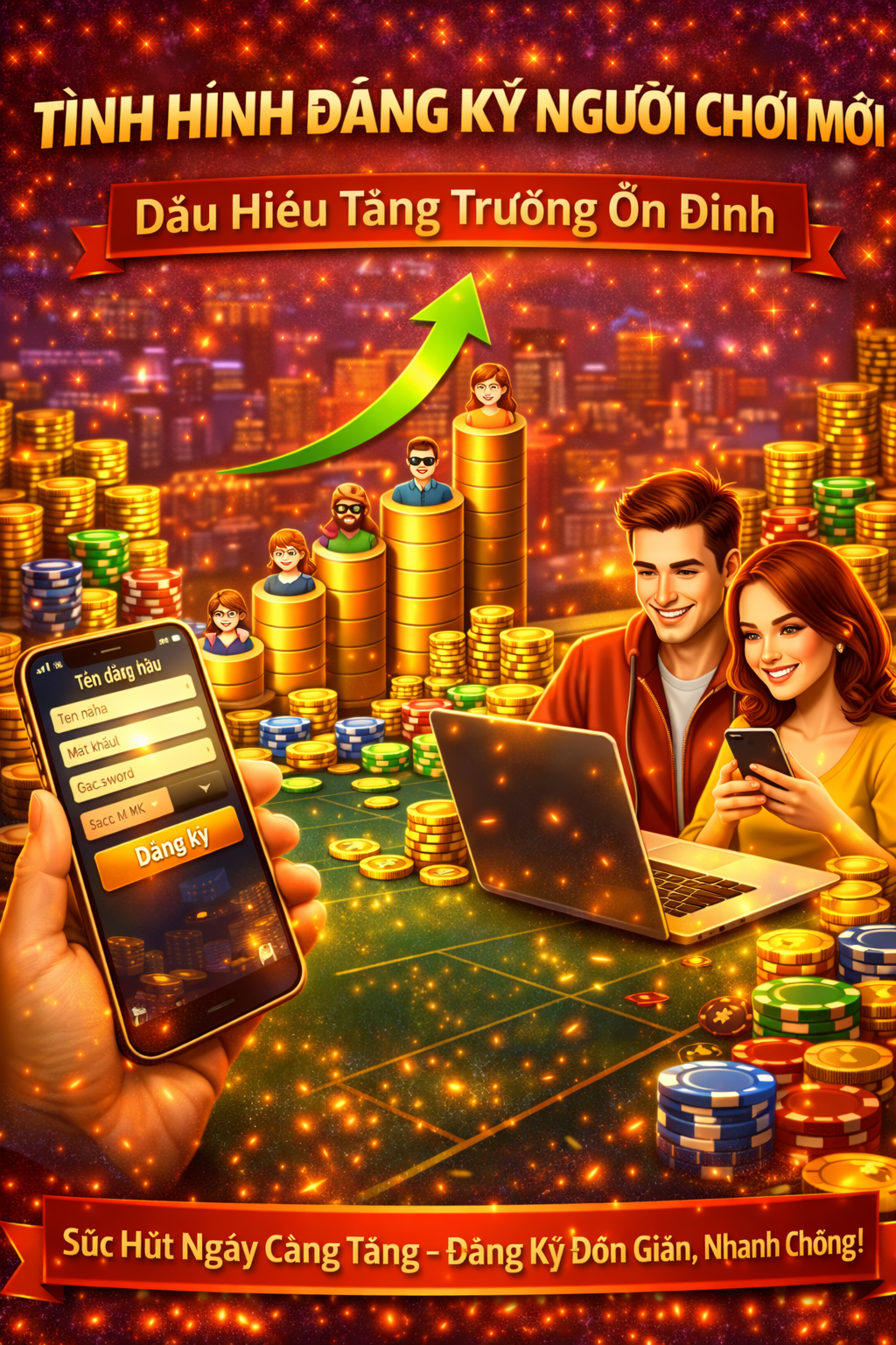 Tăng trưởng người chơi mới online